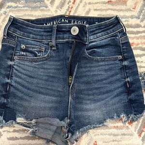 American Eagle Outfitters Dark Blue Jean Shorts